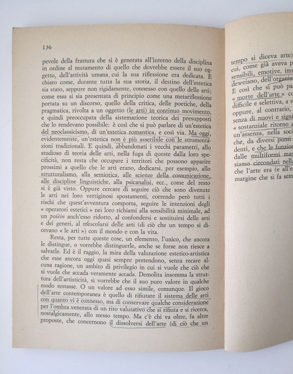 L'ESTETICA CONTEMPORANEA di Ermanno Migliorini 1980 Le Monnier libro filosofia