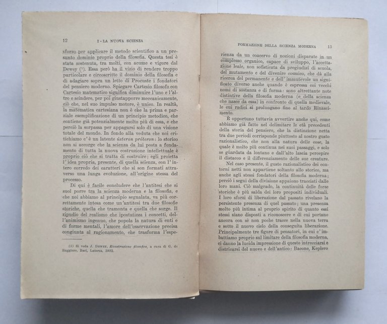 L'ETÀ CARTESIANA LA FILOSOFIA MODERNA di Guido De Ruggiero 1939 …