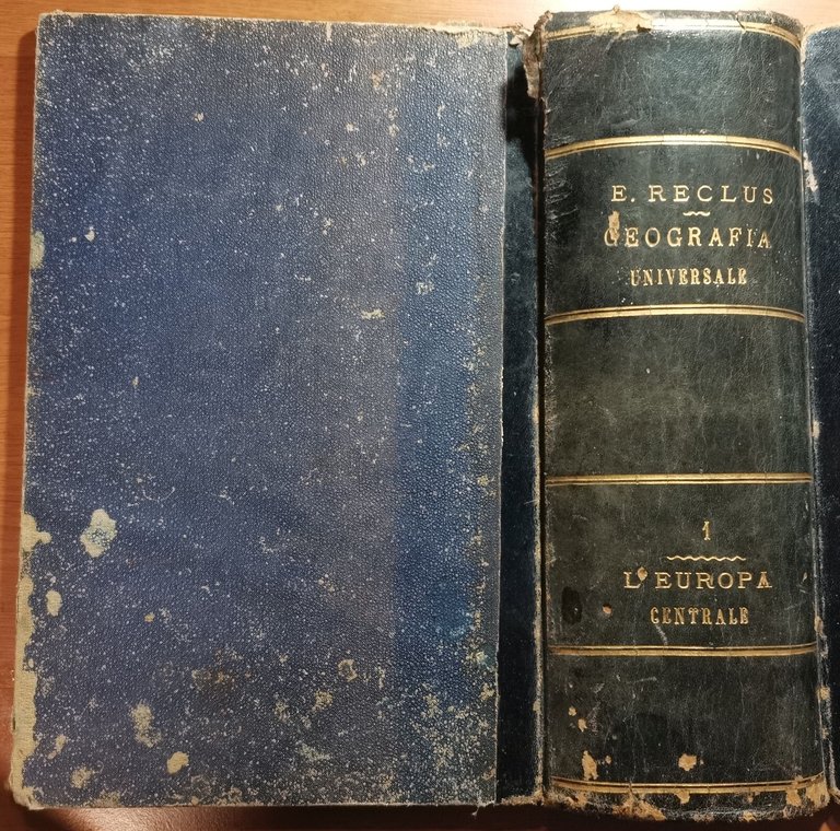 L'EUROPA CENTRALE Svizzera Germania Austria di Eliseo Reclus 1891 Libro …