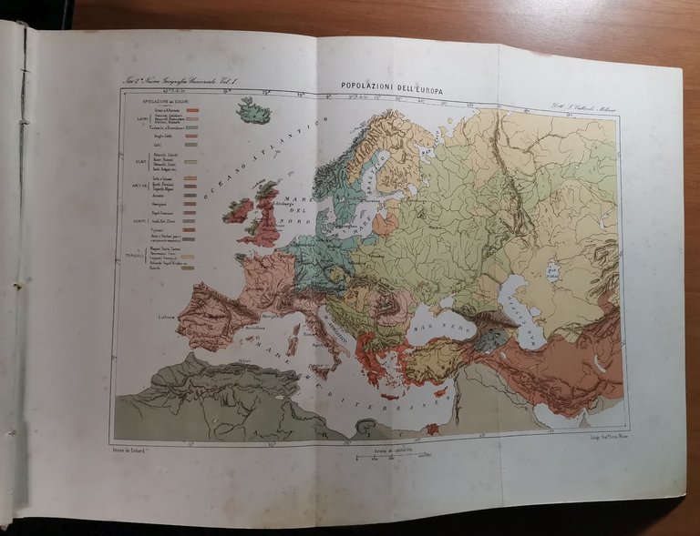 L'EUROPA CENTRALE Svizzera Germania Austria di Eliseo Reclus 1891 Libro …