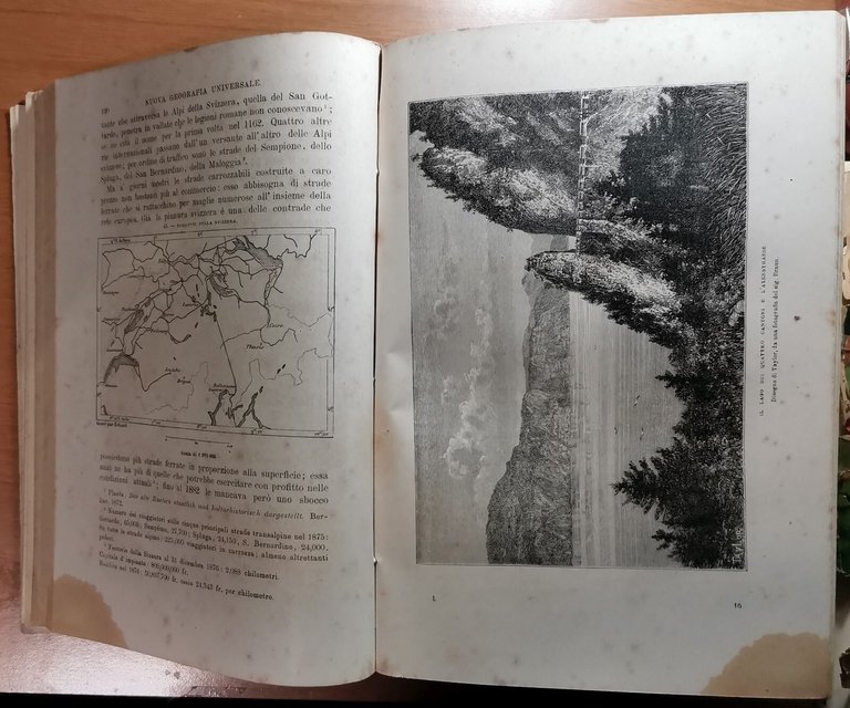 L'EUROPA CENTRALE Svizzera Germania Austria di Eliseo Reclus 1891 Libro …