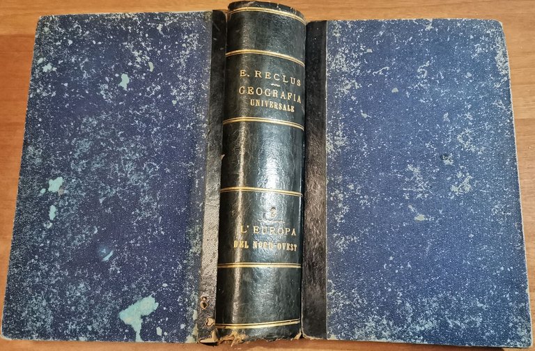 L'EUROPA DEL NORD OVEST di Eliseo Reclus 1888 Libro Antico …