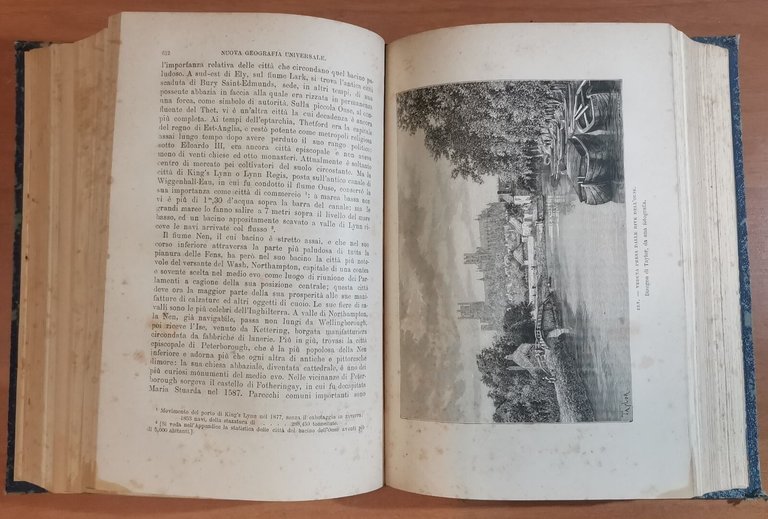 L'EUROPA DEL NORD OVEST di Eliseo Reclus 1888 Libro Antico …