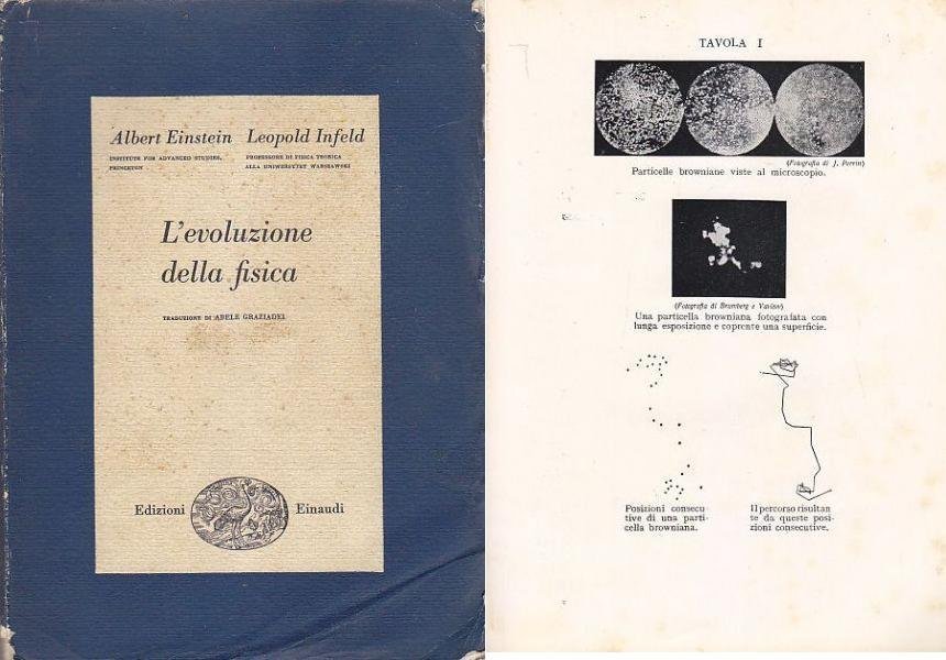 L’EVOLUZIONE DELLA FISICA di Albert Einstein e Leopold Infeld 1955 …