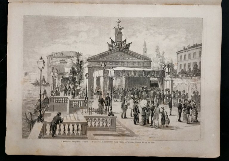 L'ILLUSTRAZIONE ITALIANA 18 settembre 1881 giornale antico Lago di Como …