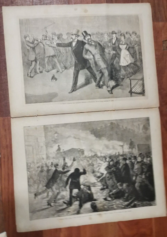L'ILLUSTRAZIONE ITALIANA 31 luglio 1881 Monumento Eleonora D'arborea Giornale