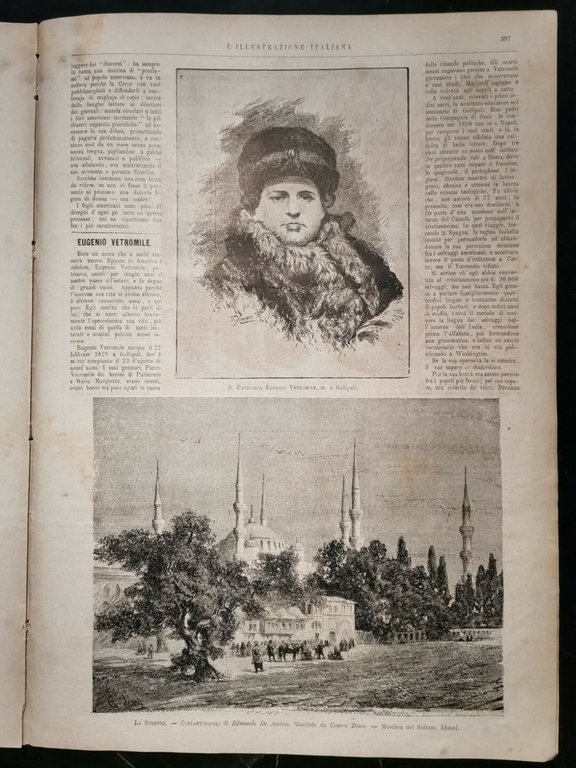 L'ILLUSTRAZIONE ITALIANA del 18 dicembre 1881 giornale antico illustrato vintage