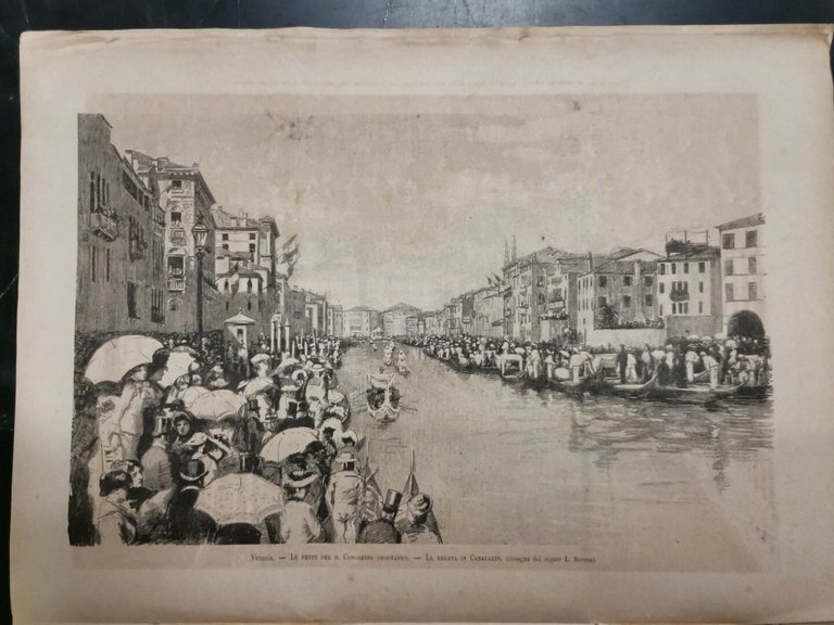 L'ILLUSTRAZIONE ITALIANA del 2 ottobre 1881 giornale antico Venezia esposizione