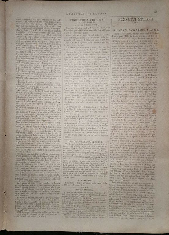 L'ILLUSTRAZIONE ITALIANA del 25 settembre giornale antico Riva Valdobbia vintage