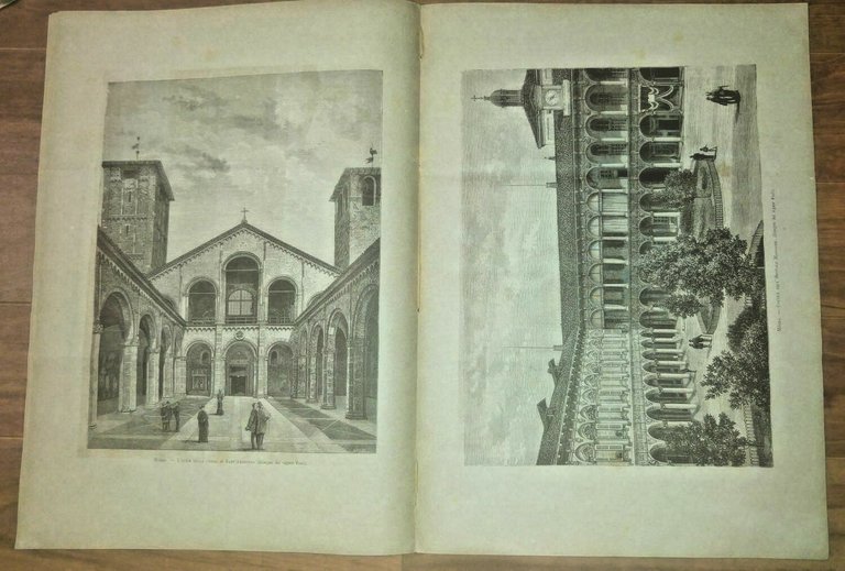 L'ILLUSTRAZIONE ITALIANA n. 23 - giugno 1881 Milano Sant'Ambrogio rivista …