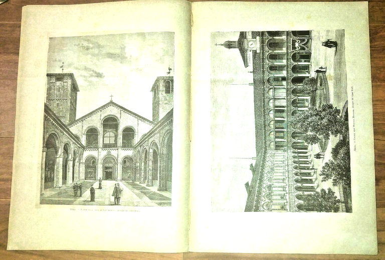 L'ILLUSTRAZIONE ITALIANA num 23 giugno 1881 Milano Sant'Ambrogio rivista antica