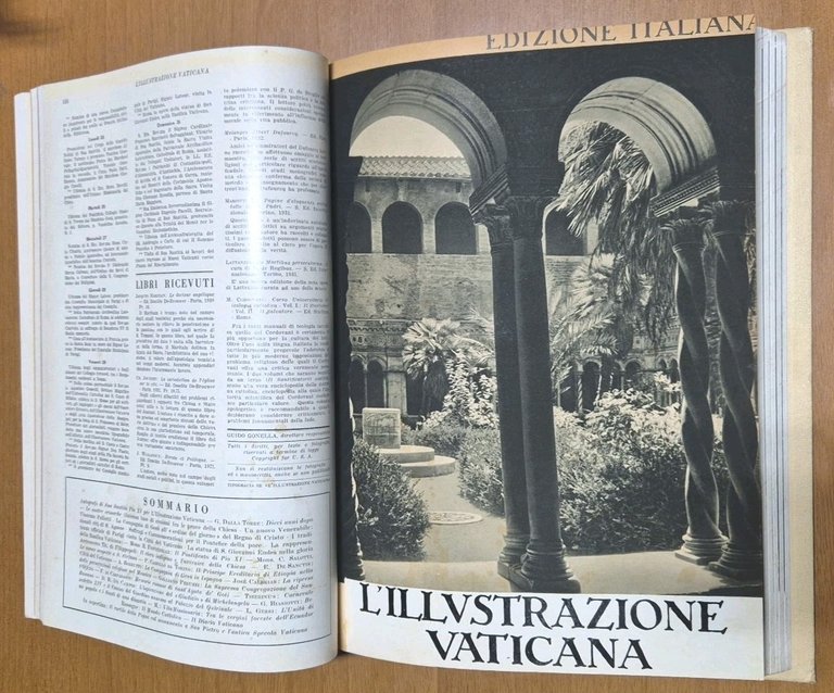 L'ILLUSTRAZIONE VATICANA Edizione Italiana primi 8 numeri del 1932 rivista