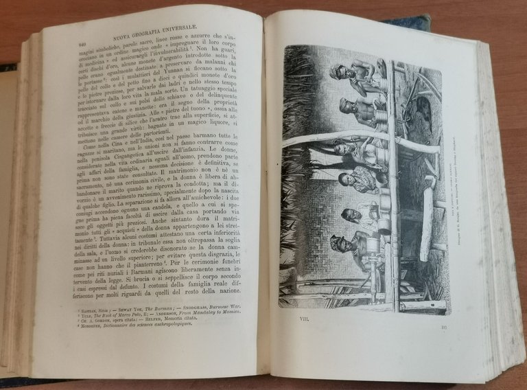 L'INDIA E L'INDO CINA di Eliseo Reclus 1888 Libro Antico …