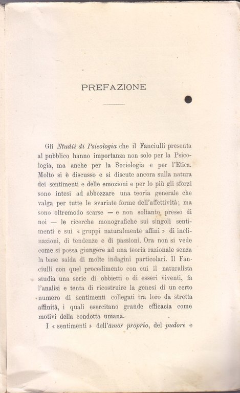 L'INDIVIDUO NEI SUOI RAPPORTI SOCIALI di Fanciulli 1905 Libro Scienze …