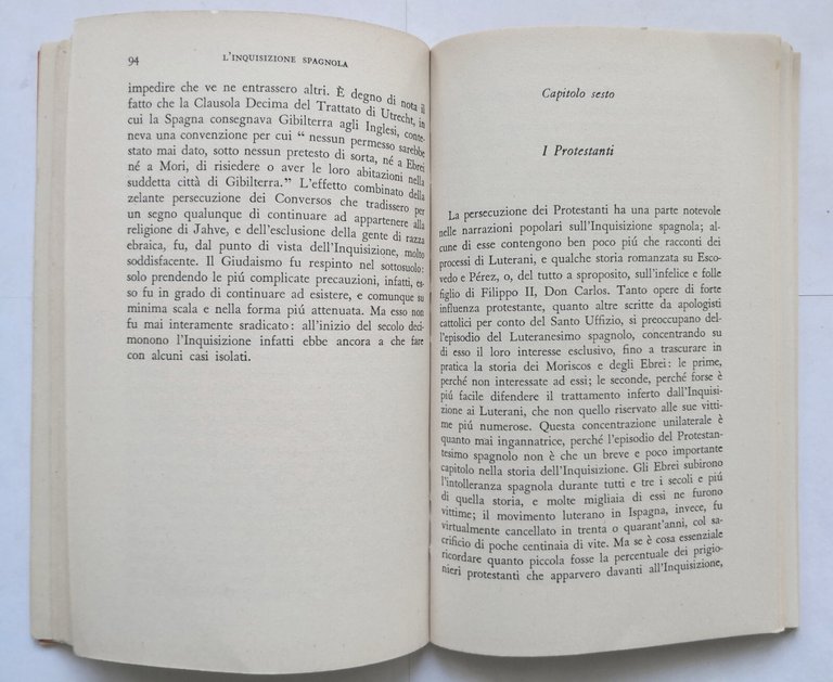 L'INQUISIZIONE SPAGNOLA di Turberville 1957 Feltrinelli Libro universale