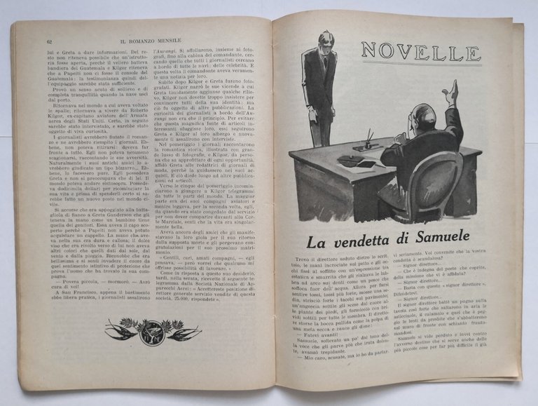 L'ISOLA DEL DESIDERIO di Kyne Il romanzo mensile 1933 Corriere …