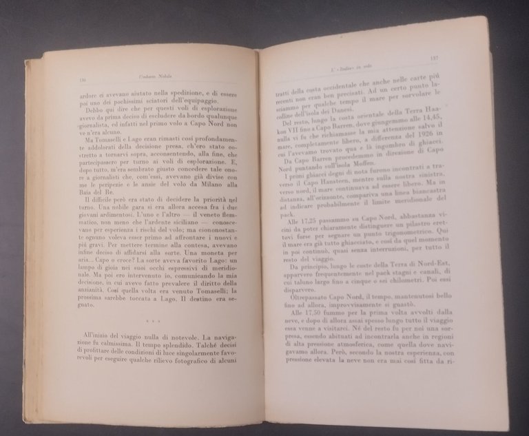 L'ITALIA AL POLO NORD di Umberto Nobile 1930 Mondadori Libro …