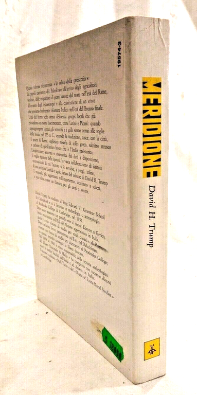 L'ITALIA CENTRO MERIDIONALE PRIMA DEI ROMANI di David Trump 1978 …