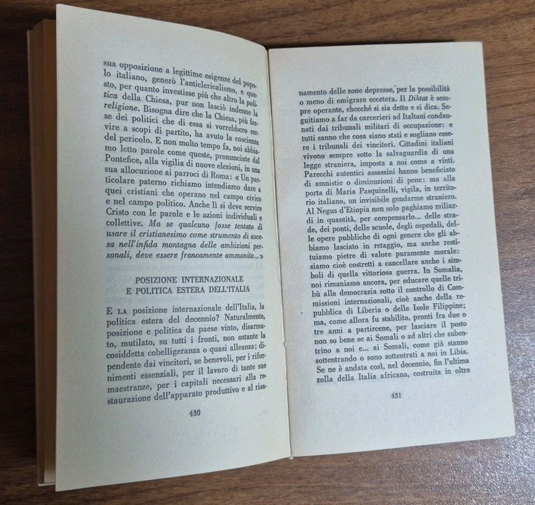 L’ITALIA CHE FU di Gioacchino Volpe 1961 Edizioni Del Borghese …