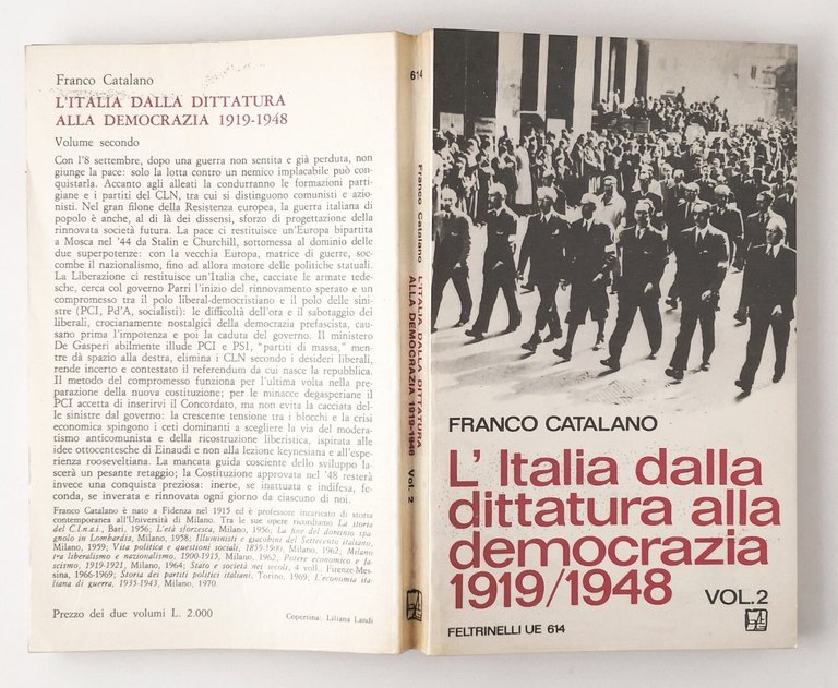 L'ITALIA DALLA DITTATURA ALLA DEMOCRAZIA 1919 1948 di F Catalano …