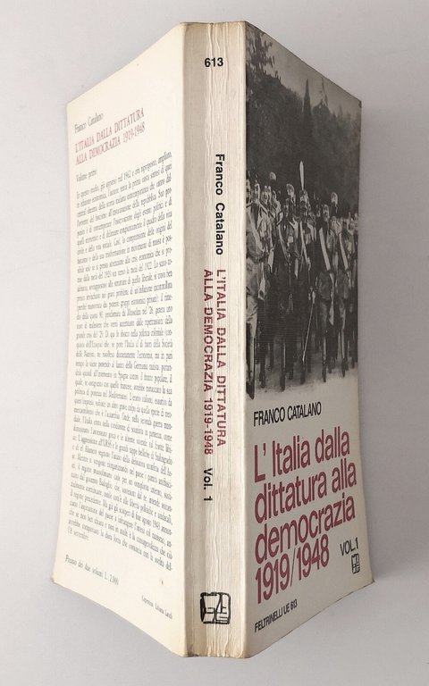 L'ITALIA DALLA DITTATURA ALLA DEMOCRAZIA 1919 1948 di F Catalano …