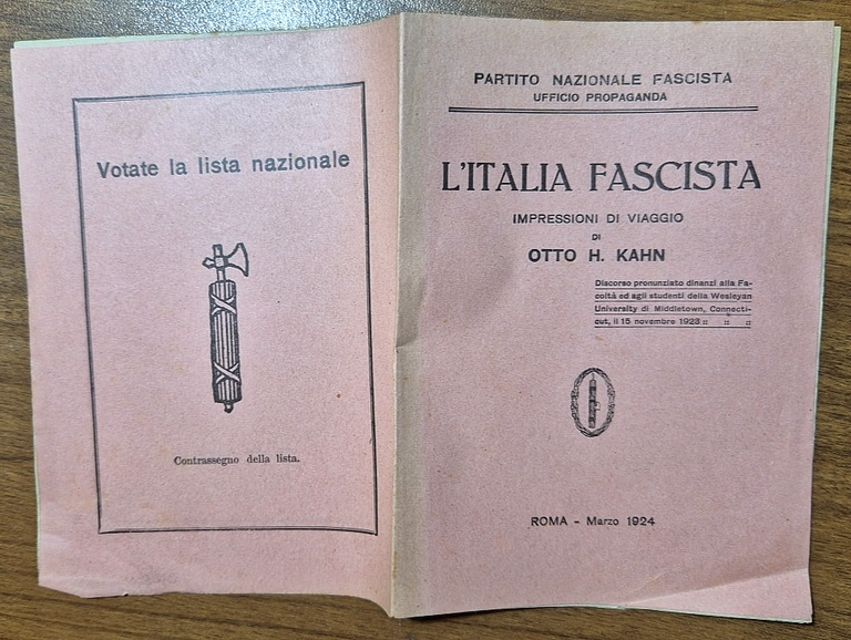 L'ITALIA FASCISTA Impressioni di viaggio di Otto H Kahn 1924 … | Immagine Gallery 2