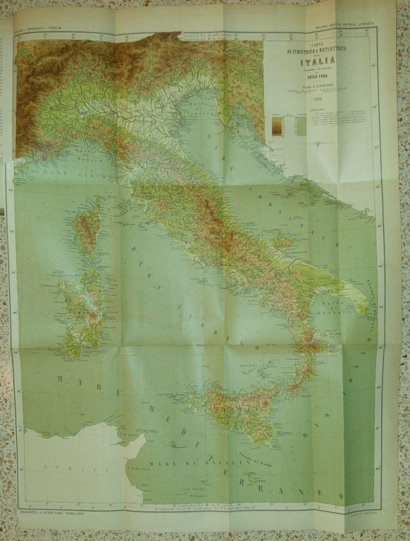 L'ITALIA NELLA NATURA STORIA ABITANTI VOLUME I 1902 di Reclus …