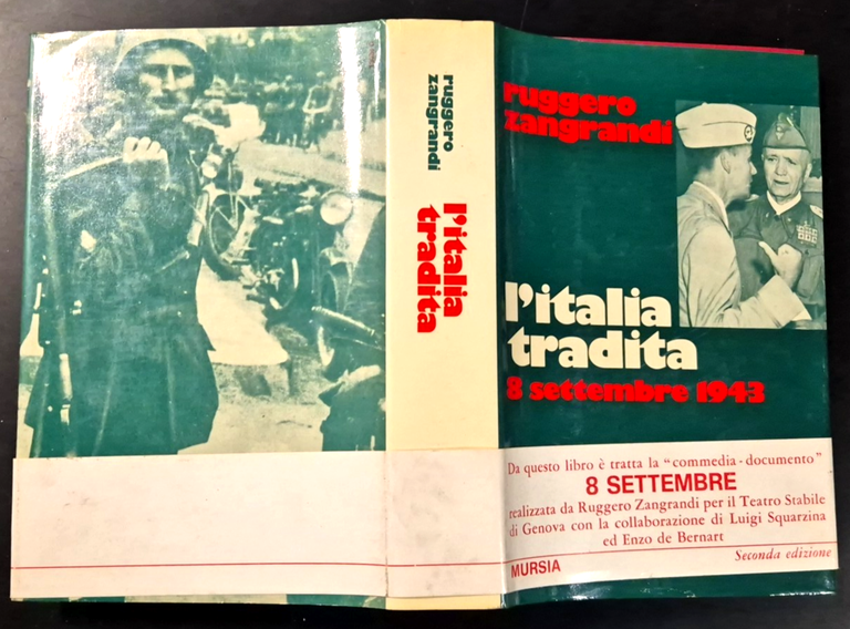 L'ITALIA TRADITA 8 SETTEMBRE 1943 di Ruggero Zangrandi 1971 Mursia … | Immagine Gallery 2