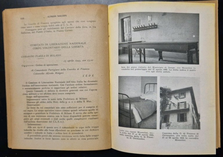 L'OCCUPAZIONE DI MILANO E LA LIBERAZIONE di Alfredo Malgeri 1947 …