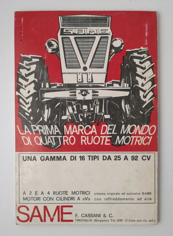 L'OFFICINA RURALE di Sarti e Evangelisti 1966 Edizioni Agricole libro …