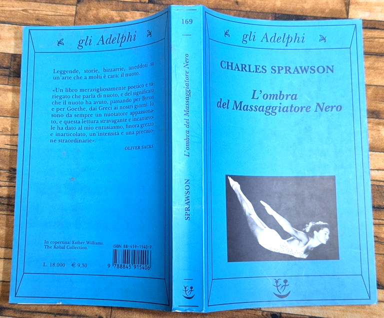 L'OMBRA DEL MASSAGGIATORE NERO di Charles Sprawson 2000 Adelphi nuoto … | Immagine Gallery 2