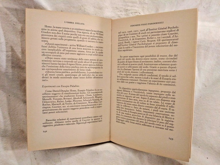 L'OMBRA SVELATA di Robert Tocquet 1971 Dellavalle fenomeni paranormali magia