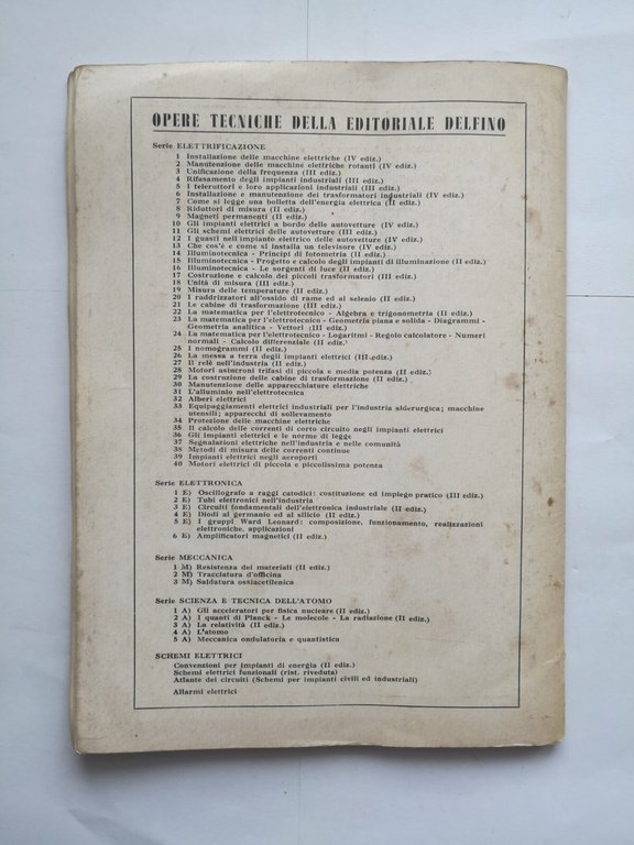 L'OSSIDAZIONE ANODICA DELL'ALLUMINIO di Lino Bresciani 1963 Delfino libro sulla