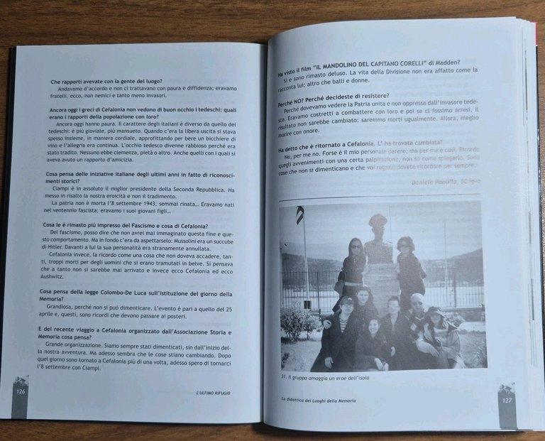 L’ULTIMO RIFUGIO MEMORIA EVENTI FATTI LUOGHI Luigi Di Cuonzo 2006 …