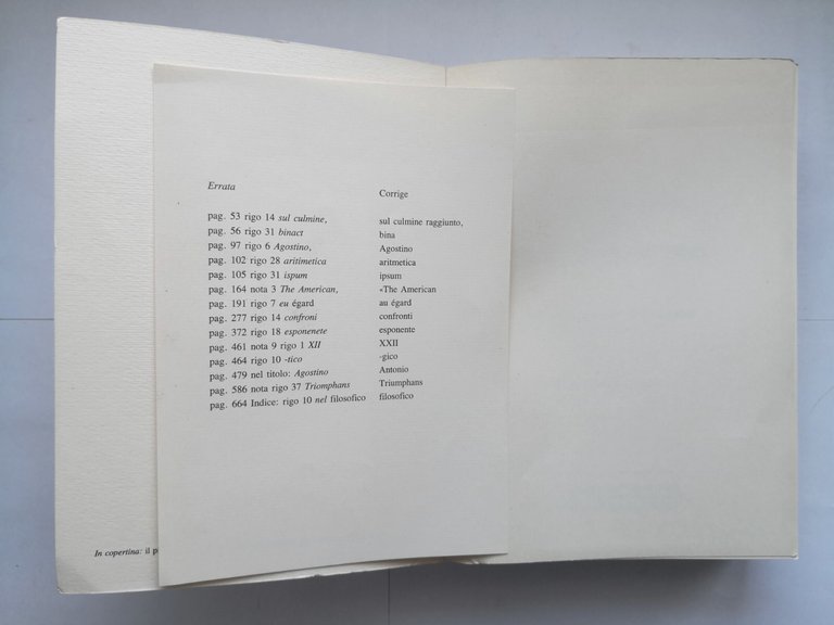 L'UMANESIMO DI SANT'AGOSTINO Matteo Fabris 1988 Levante Libro atti del …