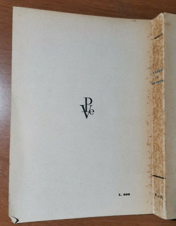 L'UOMO E LO STATO di Jacques Maritain 1953 Vita e …