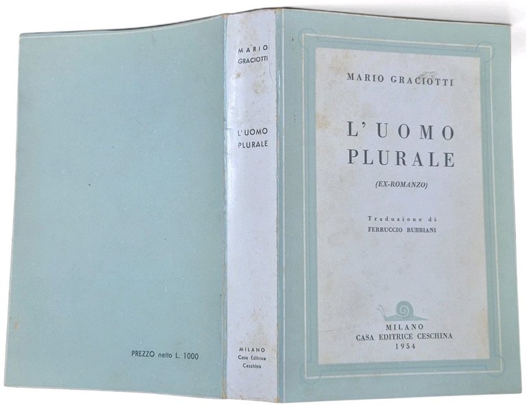 L'UOMO PLURALE di Mario Graciotti 1953 1 edizione I Casa … | Immagine Gallery 3