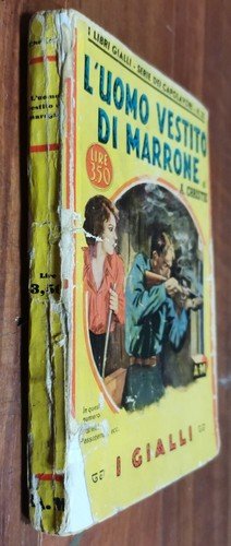 L'UOMO VESTITO DI MARRONE Agatha Christie 1940 Mondadori Gialli capolavori …