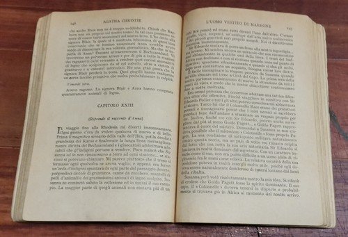 L'UOMO VESTITO DI MARRONE Agatha Christie 1940 Mondadori Gialli capolavori …