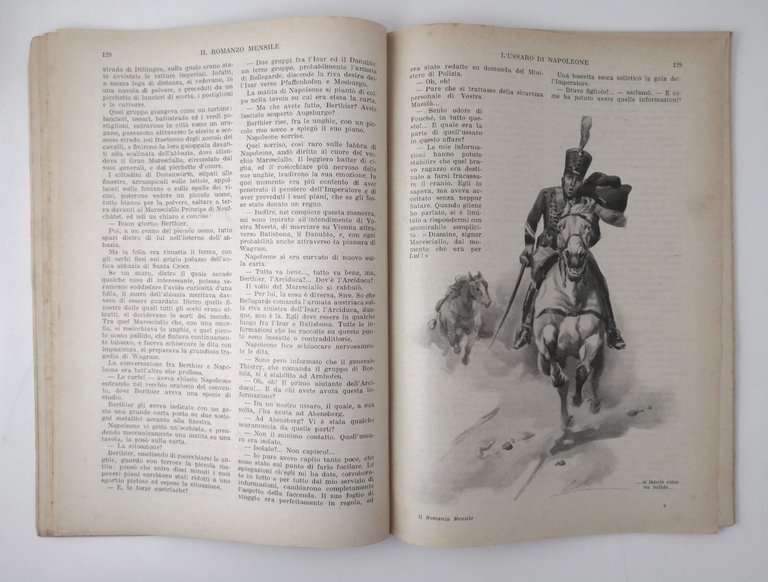 L'USSARO DI NAPOLEONE Gustavo Gailhard rivista IL ROMANZO MENSILE 1933 …