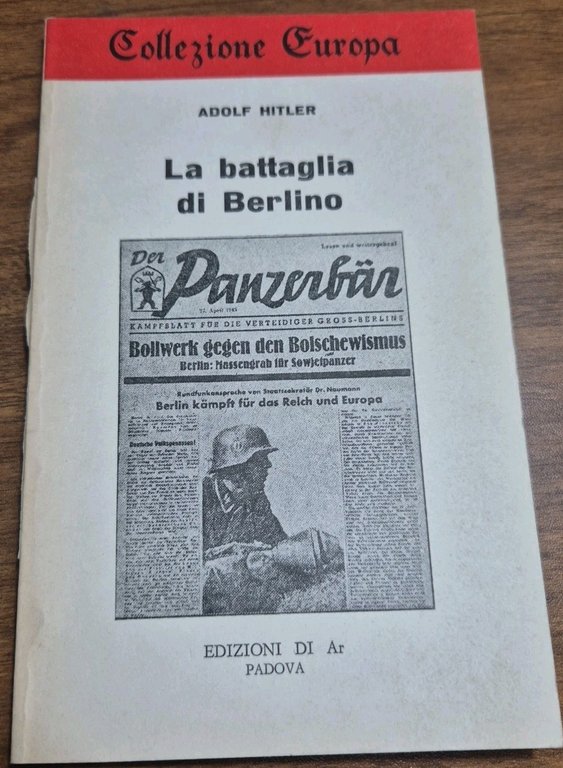 LA BATTAGLIA DI BERLINO di Adolf Hitler 1971 Edizioni Ar … | Immagine Gallery 1