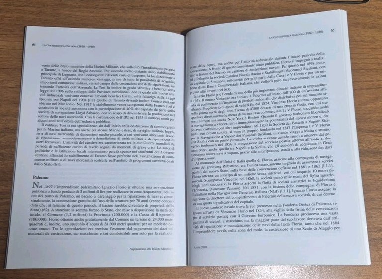 LA CANTIERISTICA ITALIANA 1860 1940 di Paolo Fragiacomo 2010 Rivista …