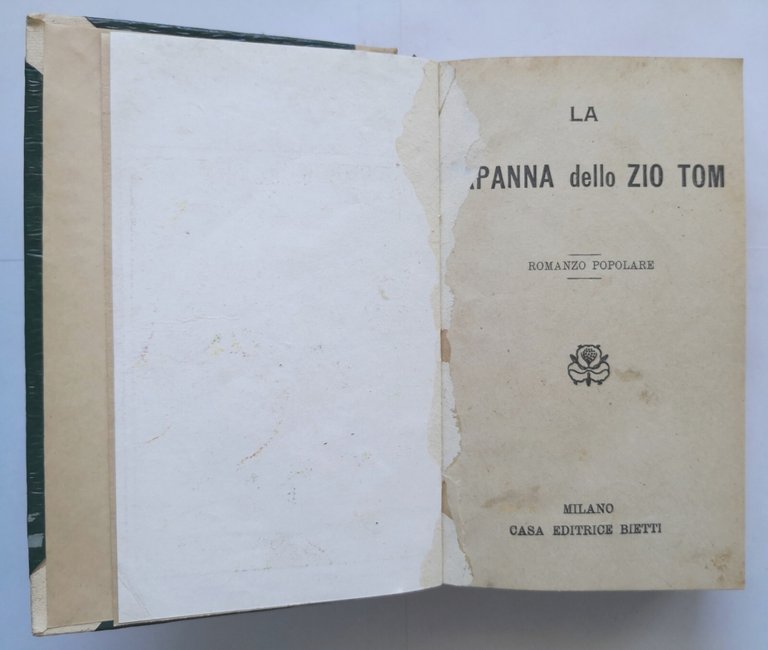 LA CAPANNA DELLO ZIO TOM romanzo di Beecher Stowe Libro …