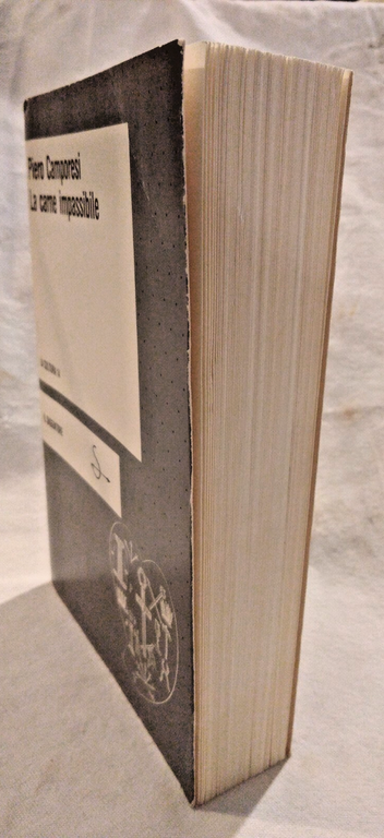 LA CARNE IMPASSIBILE di Piero Camporesi libro Il Saggiatore cultura …