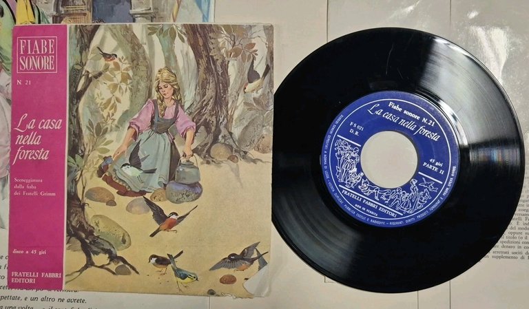 LA CASA NELLA FORESTA di Grimm FIABE SONORE Fabbri libro …