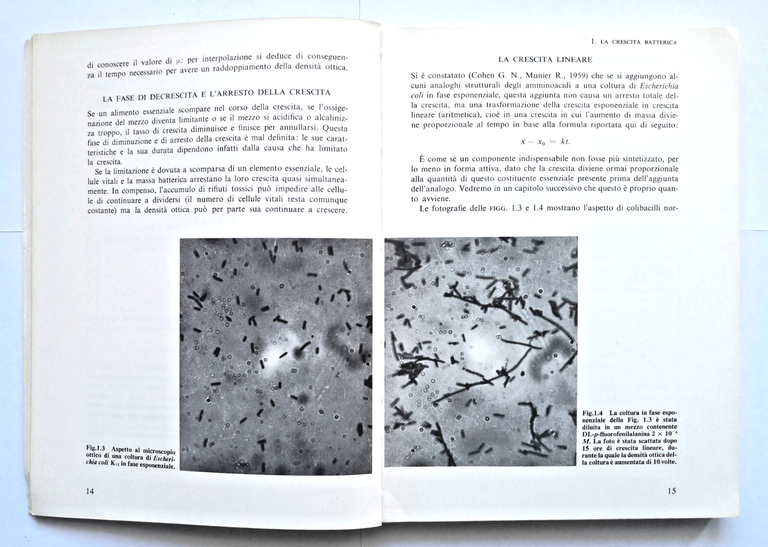 LA CELLULA E LA BIOLOGIA DEI MICRORGANISMI di Georges Cohen …