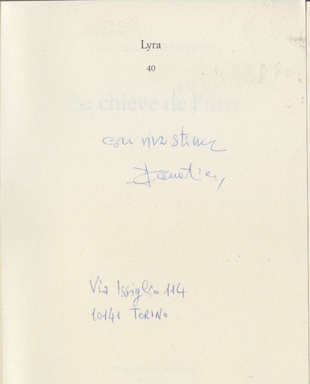 LA CHIEVE DE L'URTE di Granatiero Poesie dialetto Mattinata Libro …