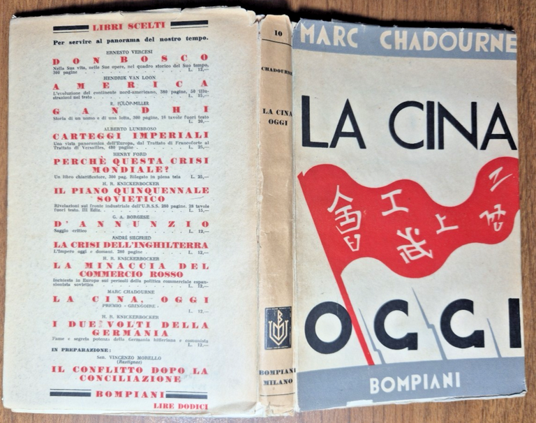LA CINA OGGI di Marc Chadourne 1932 Valentino Bompiani Libro | Immagine Gallery 2