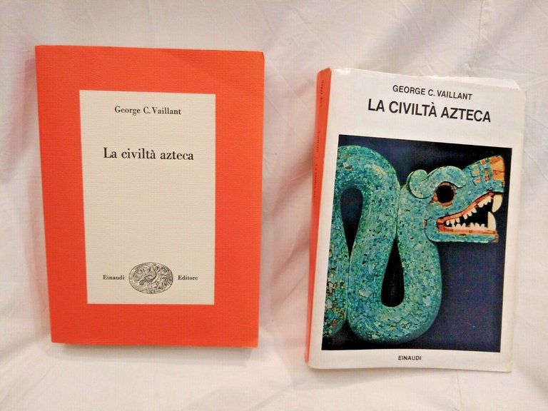 LA CIVILTÀ AZTECA di George C Vaillant 1979 Einaudi libro …