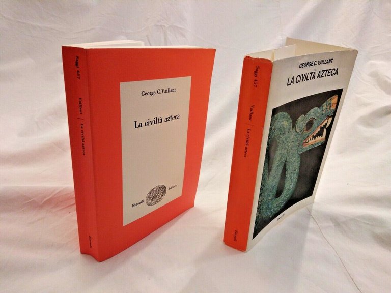 LA CIVILTÀ AZTECA di George C Vaillant 1979 Einaudi libro …